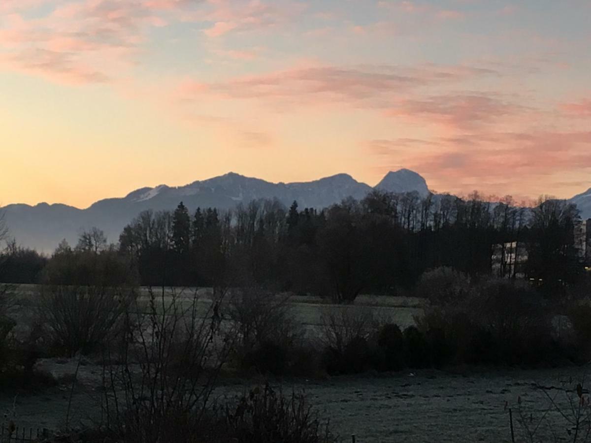 Ferienwohnung Bergblick Bad Aibling Kültér fotó